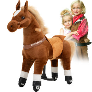 Pony Amadeus, Medium, Spielpferd zum Reiten, 4-8 Jahre, integrierte Lenkung