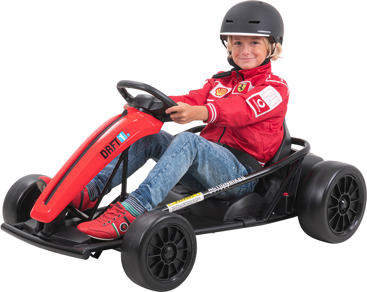 Drift-Kart SX1968, Drift-Scooter Go-Kart 700 Watt, EVA-Weichgummireifen vorne, Bremsautomatik