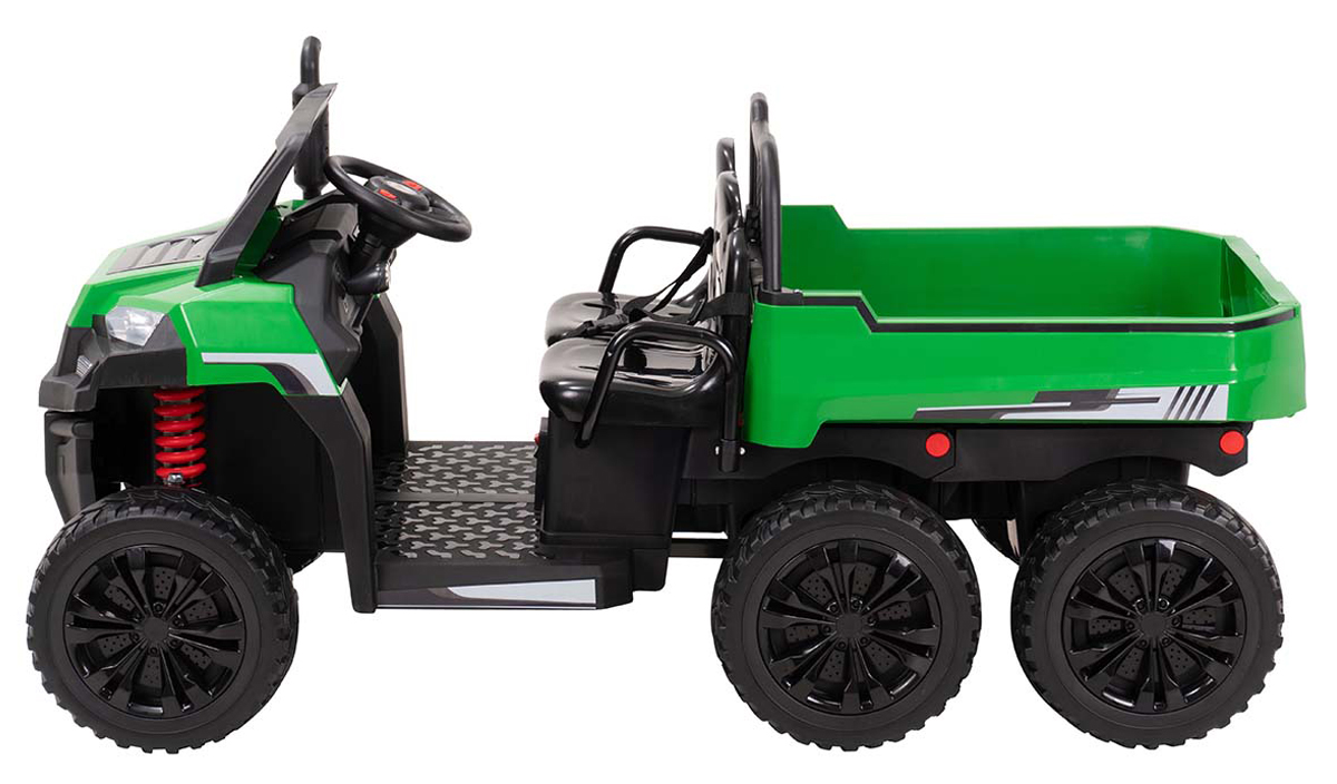 UTV-Kinder-Elektroauto A730 mit 6x4 Vierradantrieb, 2-Sitzer, Kippmulde, Fernbedienung, EVA-Reifen – Bild 5