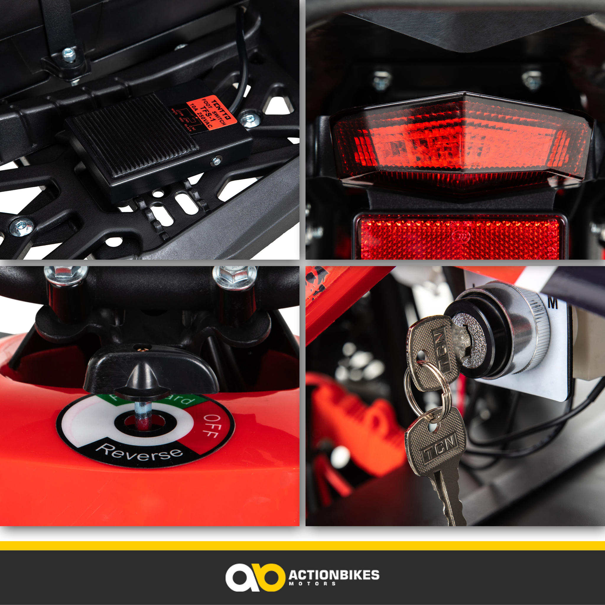 Elektro-Kinderquad Reneblade, Mini-Quad mit 1000 Watt, Federung, Scheibenbremsen, drosselbar, LEDs – Bild 11