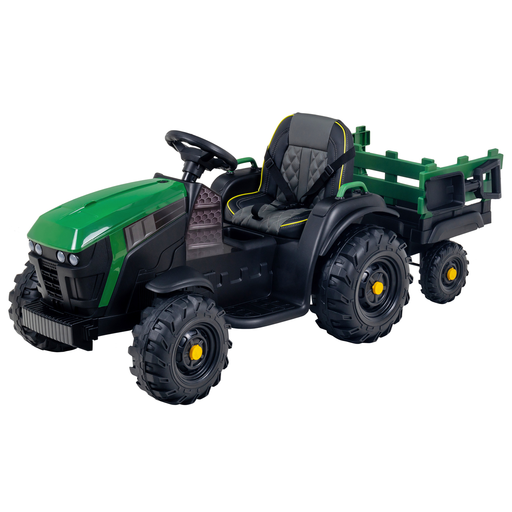 Elektro-Kindertraktor TD925 mit Anhänger + Fernbedienung – echtes Fahrgefühl für 3–7 Jahre! – Bild 6