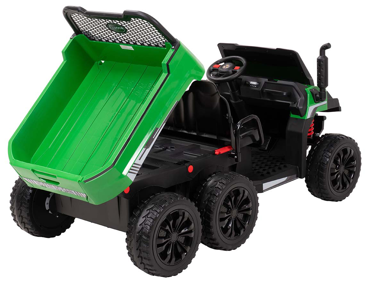 UTV-Kinder-Elektroauto A730 mit 6x4 Vierradantrieb, 2-Sitzer, Kippmulde, Fernbedienung, EVA-Reifen – Bild 4