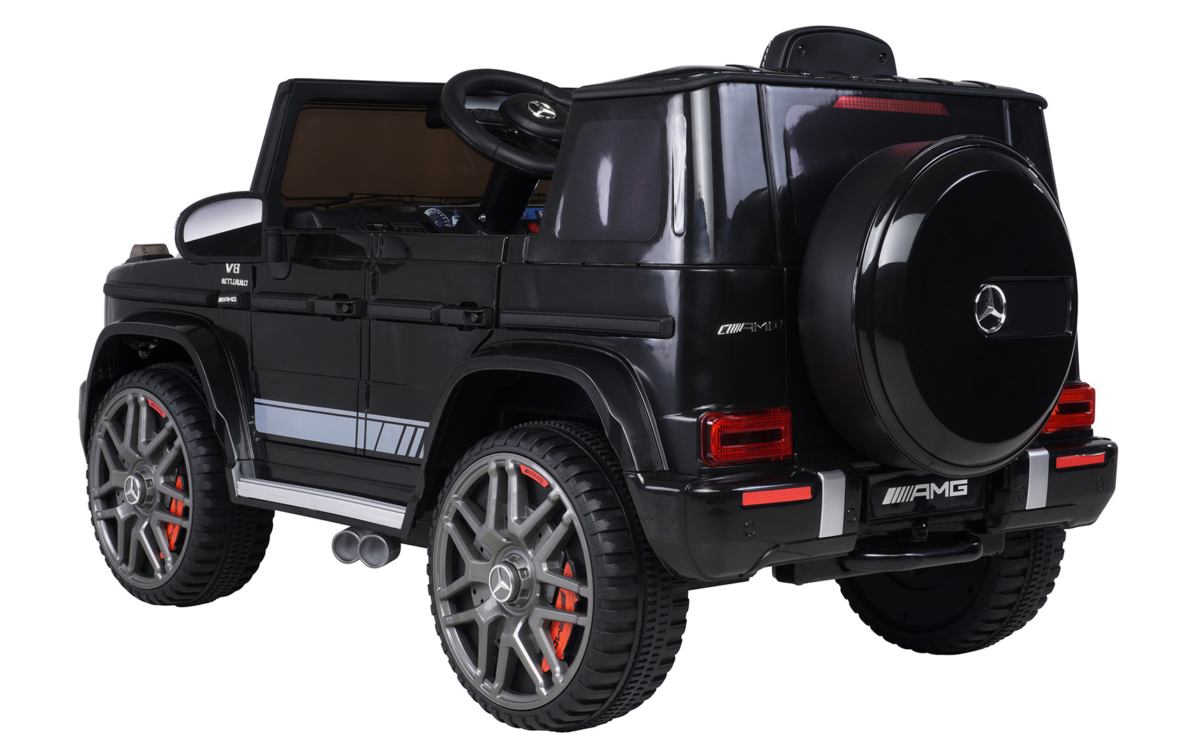 Kinder Elektroauto Mercedes AMG G63 W 463 Lizenziert Schwarz – Bild 18