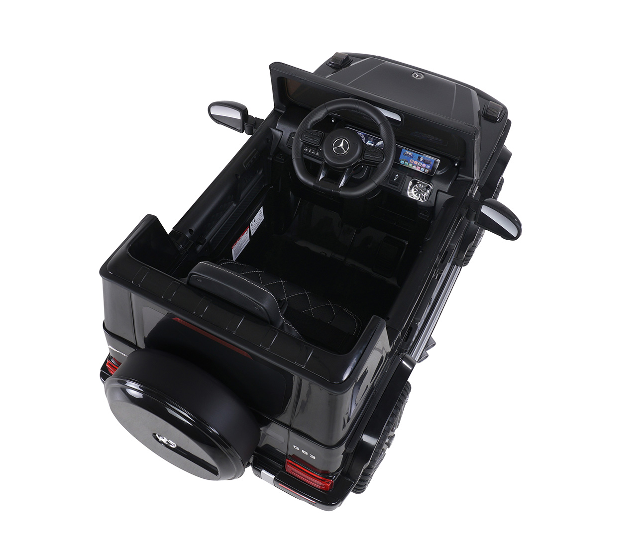 Kinder Elektroauto Mercedes AMG G63 W 463 Lizenziert Schwarz – Bild 16
