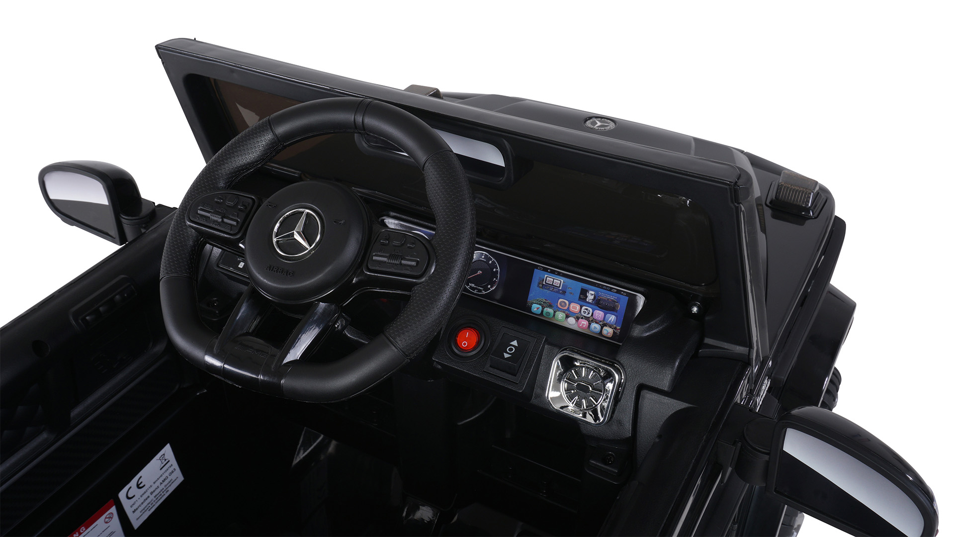 Kinder Elektroauto Mercedes AMG G63 W 463 Lizenziert Schwarz – Bild 11