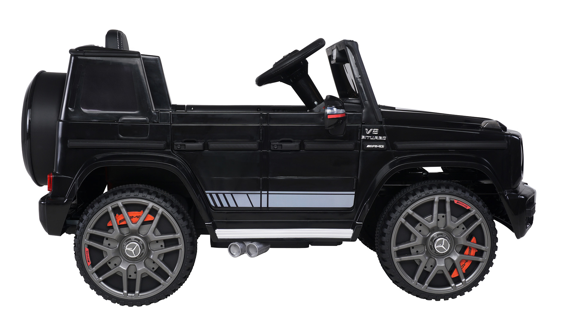 Kinder Elektroauto Mercedes AMG G63 W 463 Lizenziert Schwarz – Bild 17