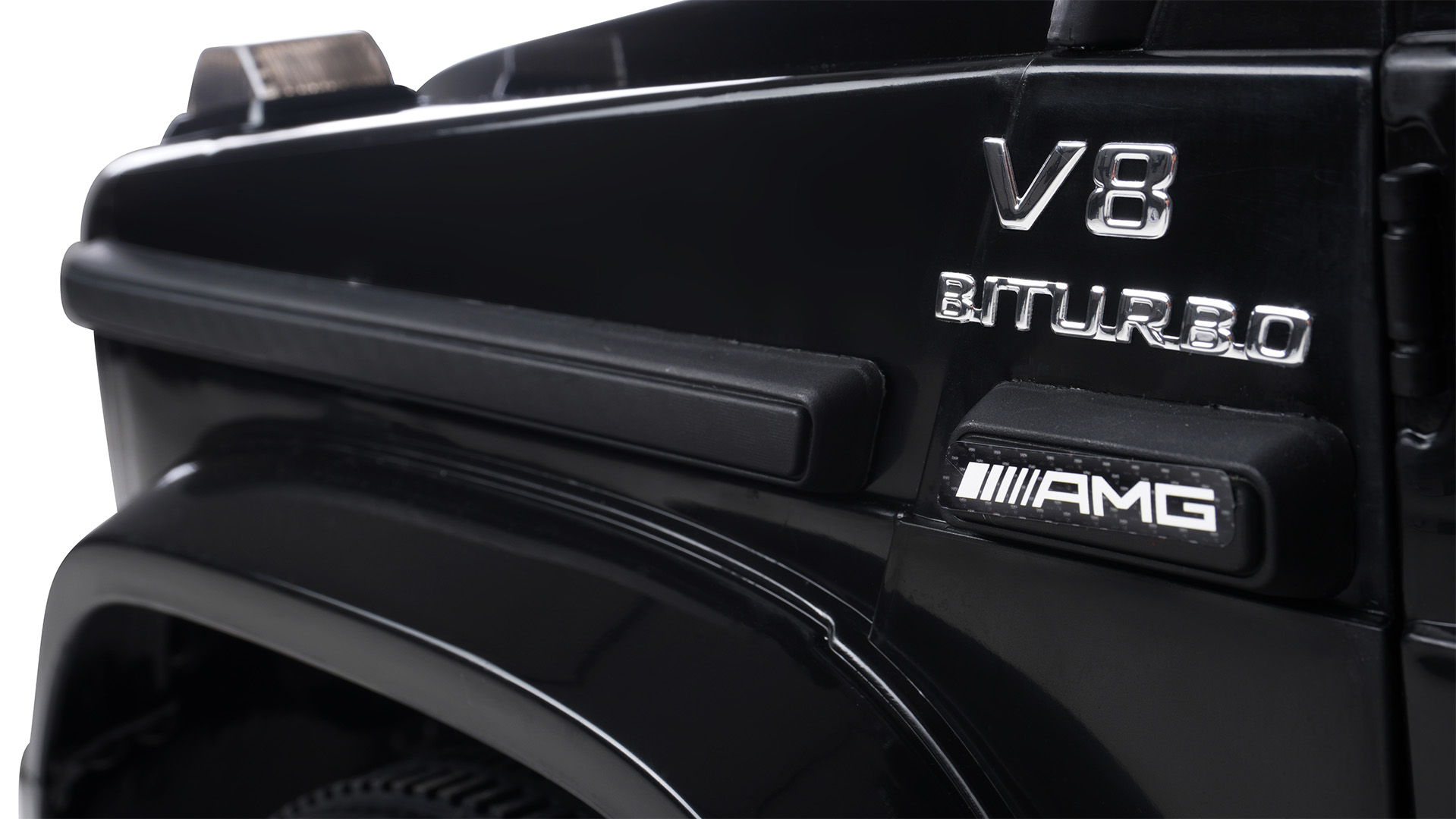 Kinder Elektroauto Mercedes AMG G63 W 463 Lizenziert Schwarz – Bild 6