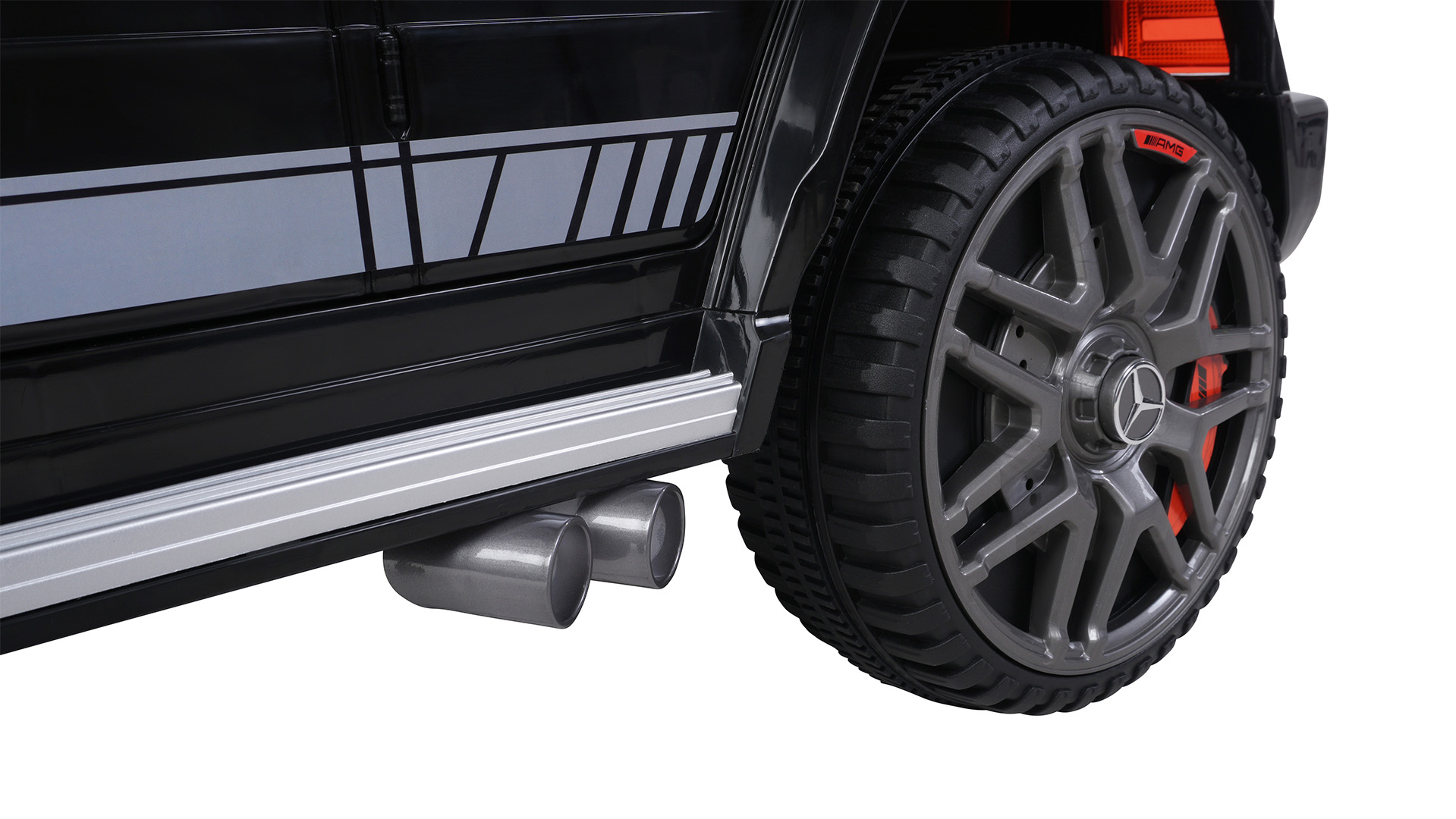 Kinder Elektroauto Mercedes AMG G63 W 463 Lizenziert Schwarz – Bild 4