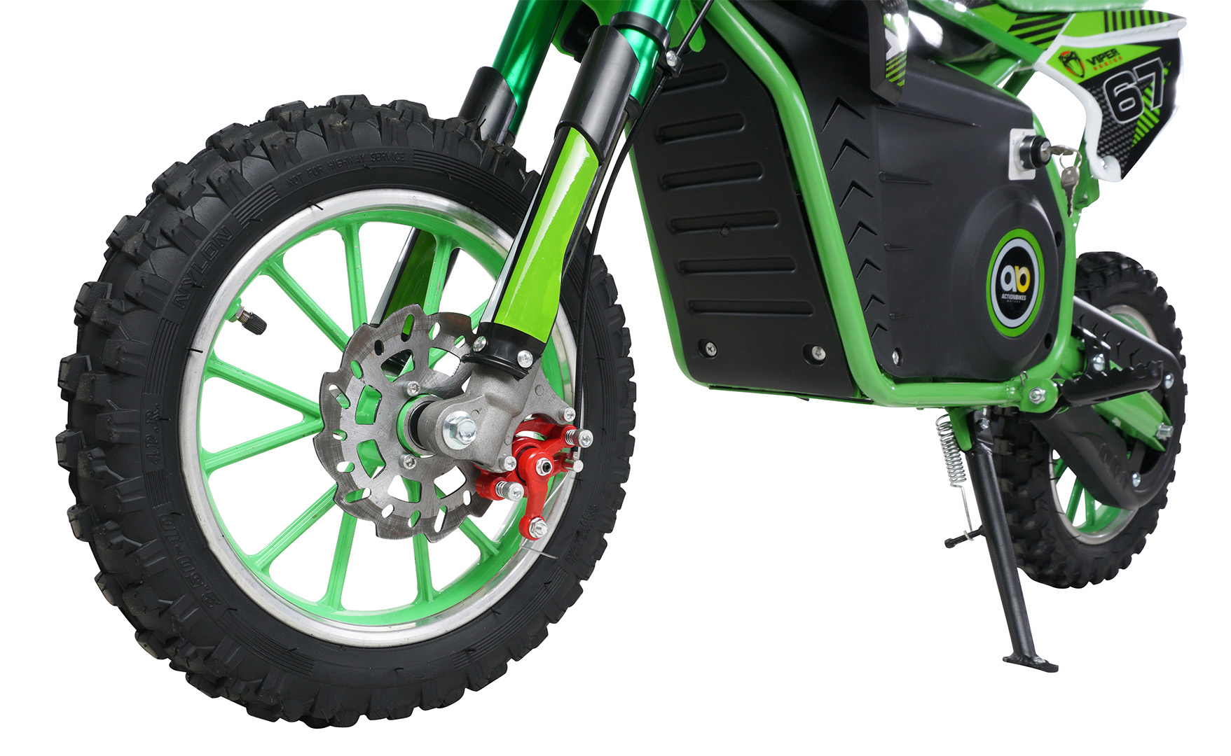 Kinder-Crossbike Viper, Elektro-Kindermotorrad, 1000 Watt, bis 24 km/h, Scheibenbremsen, ab 8 Jahren – Bild 5