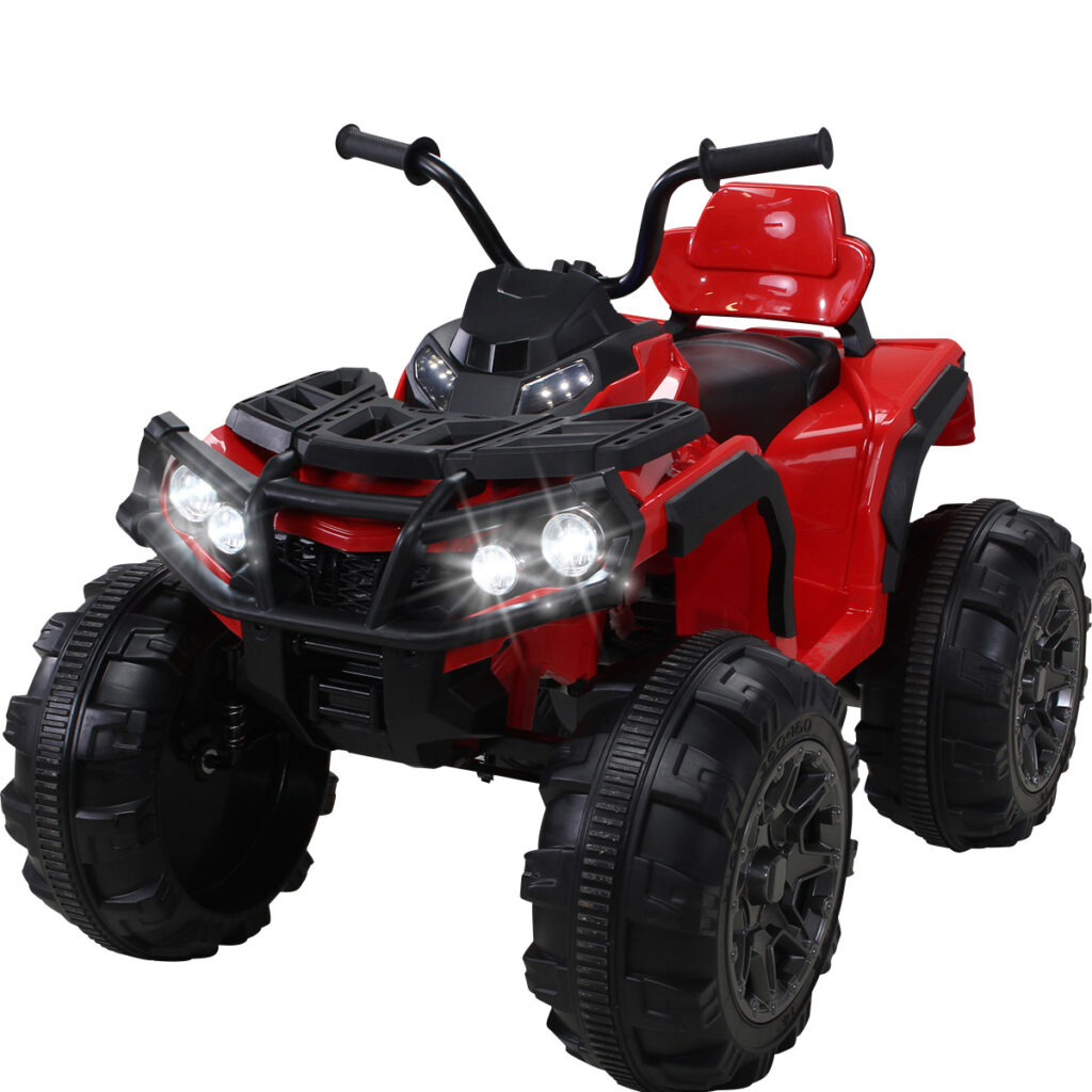 Kinderquad Bumper, Kinder-Elektroauto mit Fernbedienung, 70 Watt, Stossdämpfer, Bremsautomatik, LED