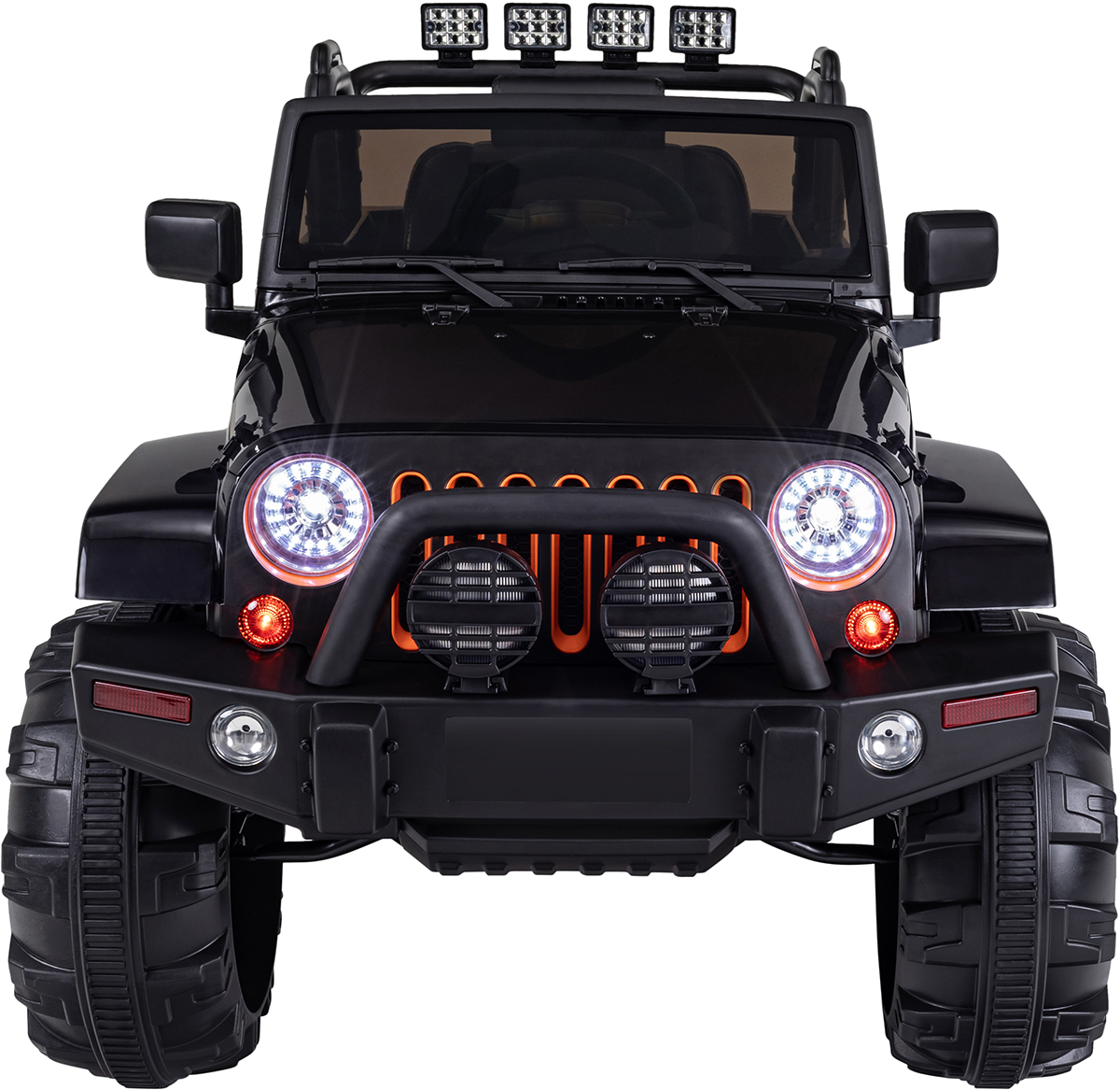 Kinder-Elektroauto Offroad Jeep Adventure, 70 Watt, Fernbedienung, LED, Bremsautomatik, Stossdämpfer – Bild 3