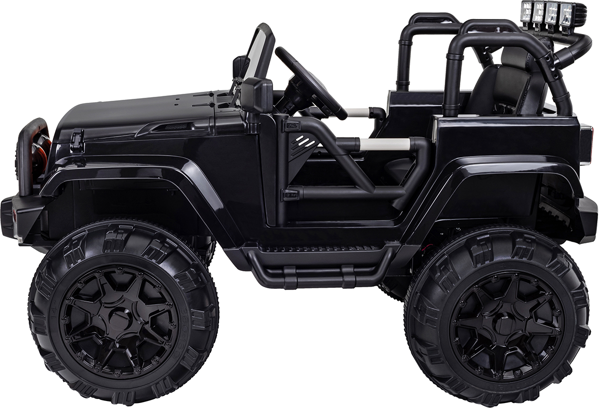 Kinder-Elektroauto Offroad Jeep Adventure, 70 Watt, Fernbedienung, LED, Bremsautomatik, Stossdämpfer – Bild 4