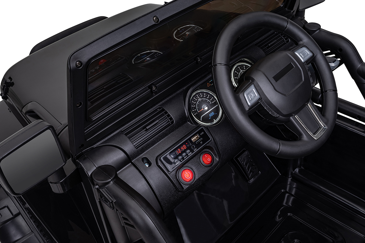 Kinder-Elektroauto Offroad Jeep Adventure, 70 Watt, Fernbedienung, LED, Bremsautomatik, Stossdämpfer – Bild 16