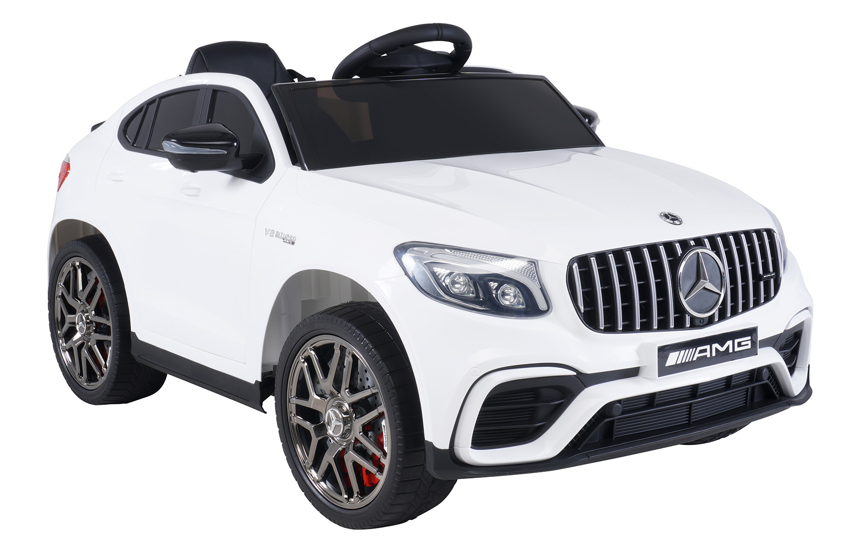 Kinder-Elektroauto Mercedes AMG GLC 63S Coupé, 4x4-Antrieb, Fernbedienung, 140 Watt, LED, EVA-Reifen – Bild 20
