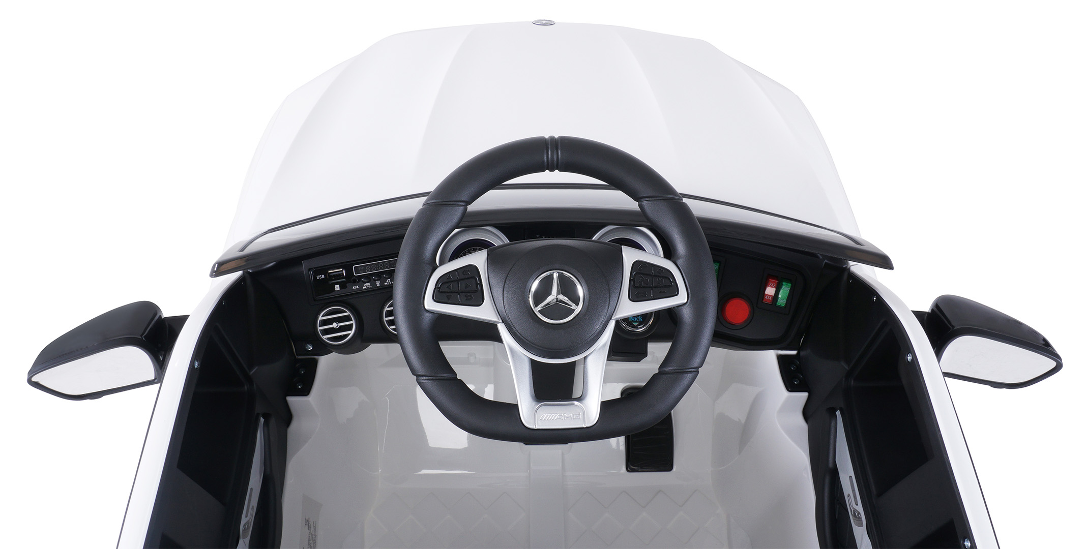 Kinder-Elektroauto Mercedes AMG GLC 63S Coupé, 4x4-Antrieb, Fernbedienung, 140 Watt, LED, EVA-Reifen – Bild 2