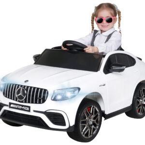 Kinder-Elektroauto Mercedes AMG GLC 63S Coupé, 4x4-Antrieb, Fernbedienung, 140 Watt, LED, EVA-Reifen