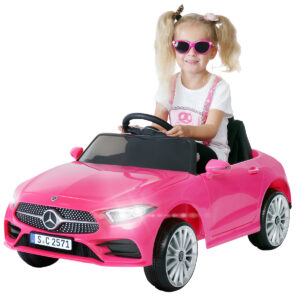 Kinder-Elektroauto Mercedes-Benz CLS 350 Coupé, lizenziert, 2 x 20 Watt Motoren, LED-Scheinwerfer