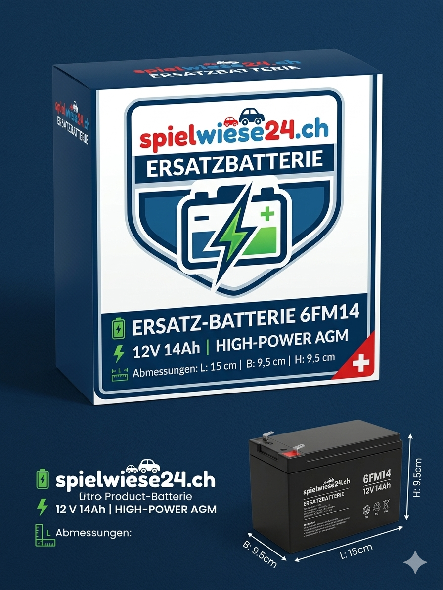 Batterie 6FM14, 12V, 14Ah, Bleiakku