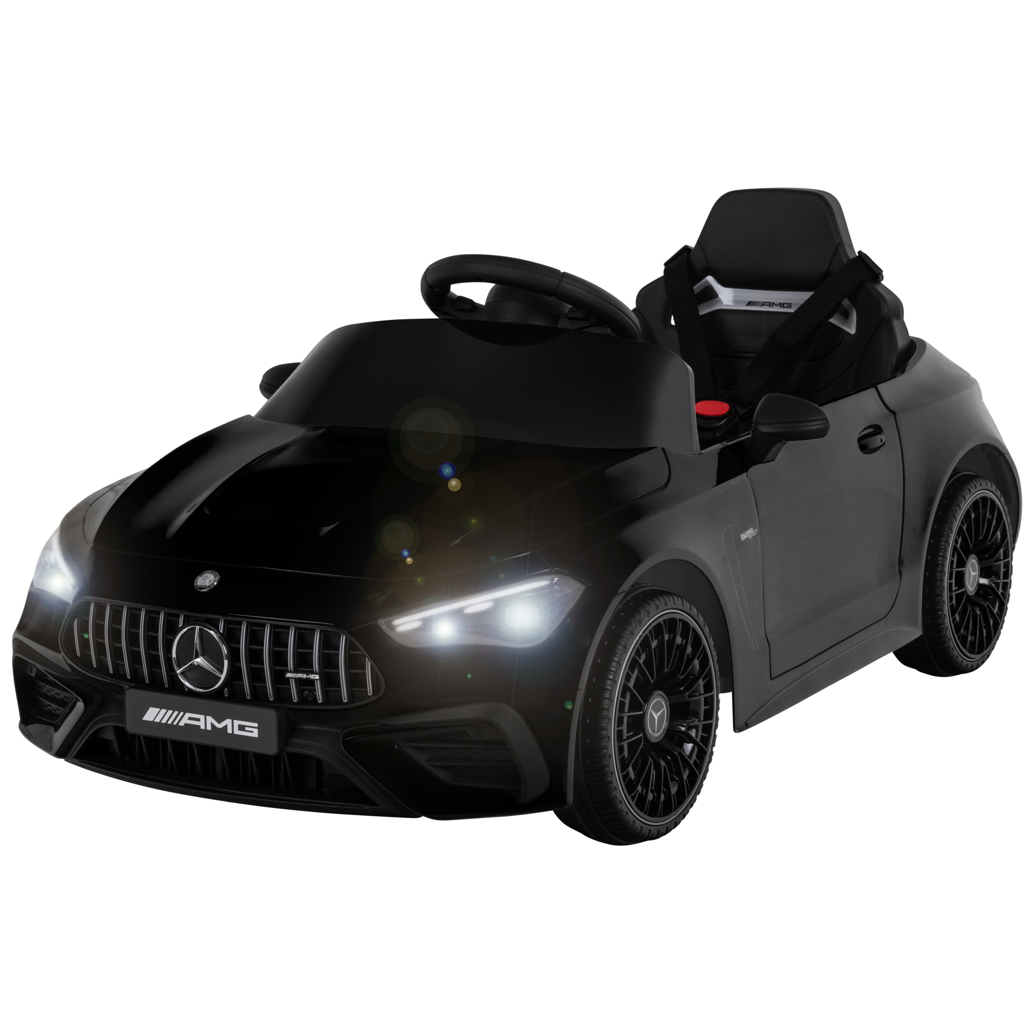 Kinder-Elektroauto Mercedes AMG CLE 53, Bremsautomatik, 3-5 km/h, Soft-Start, LED, Fernbedienung – Bild 15
