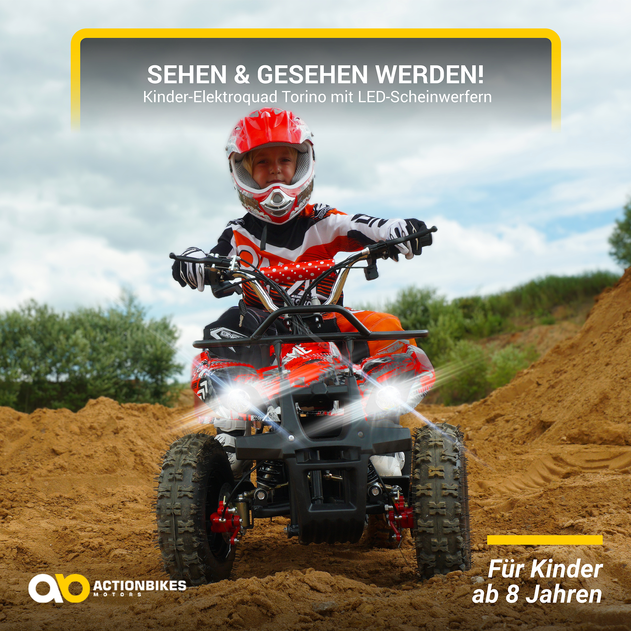 Elektro-Kinderquad Torino, 1000 Watt, Scheibenbremsen, 24 km/h, 3 x 12V-Batterie – Bild 4