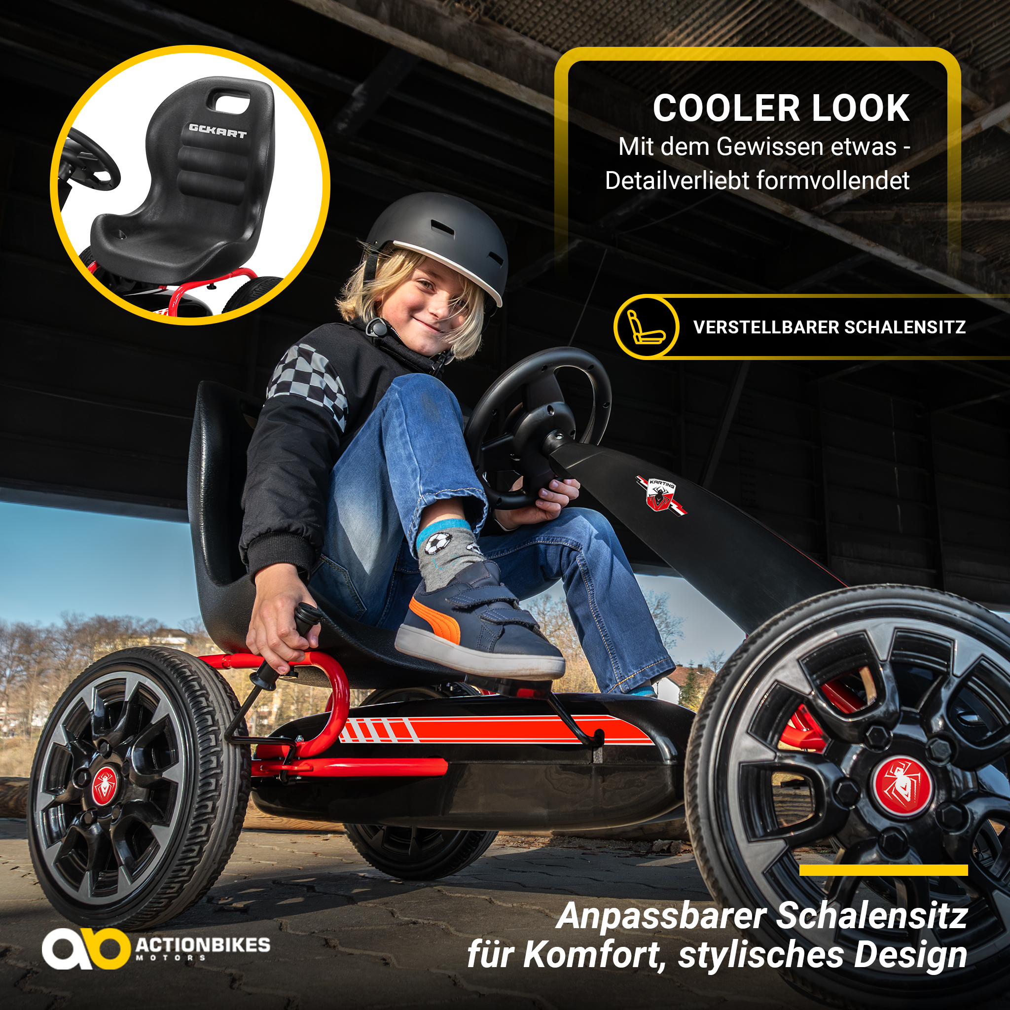 Kinder Pedal Go Kart FS Spider – Bild 13