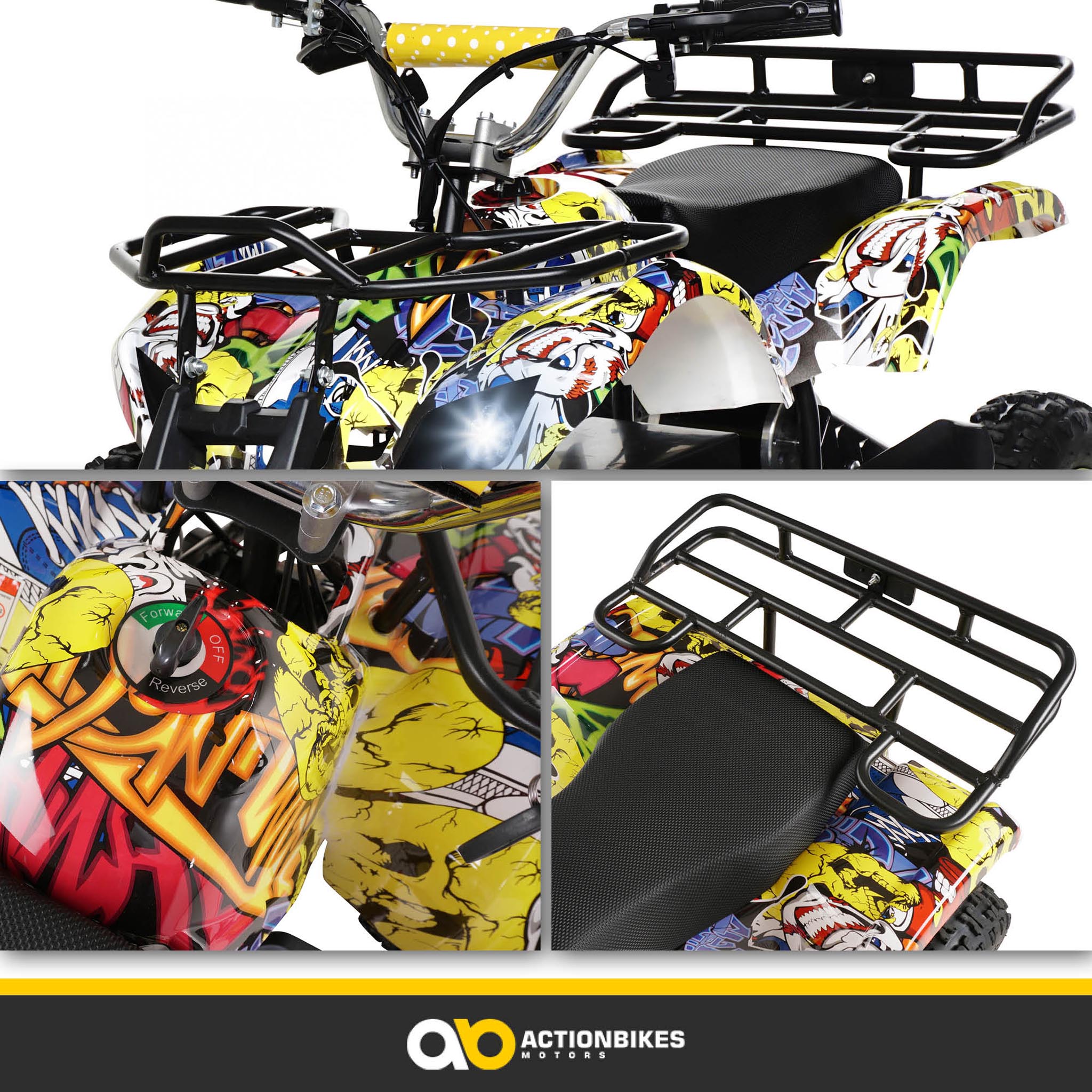 Elektro-Kinderquad Torino, 1000 Watt, Scheibenbremsen, 24 km/h, 3 x 12V-Batterie – Bild 11