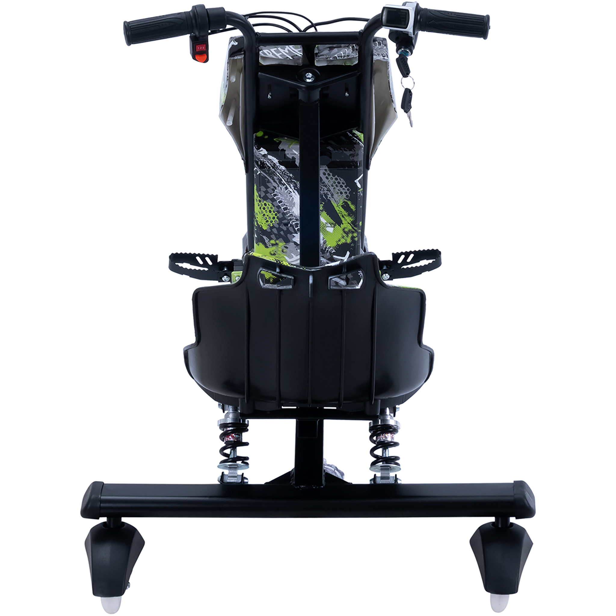 Elektro-Drift-Trike für Kinder, Drift-Scooter 2.0, bis zu 15km/h, drosselbar, Hupe, LED-Driftrollen – Bild 2