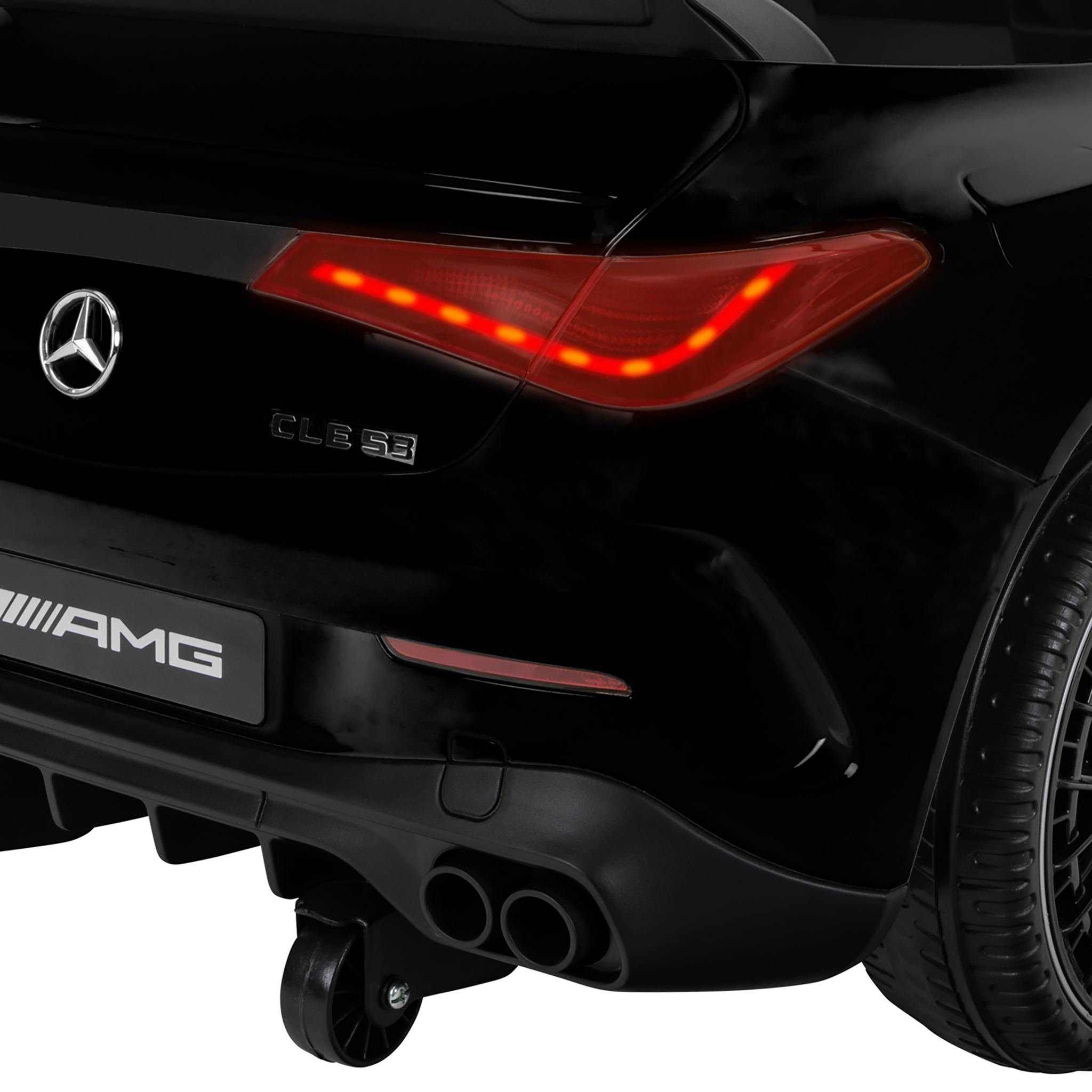 Kinder-Elektroauto Mercedes AMG CLE 53, Bremsautomatik, 3-5 km/h, Soft-Start, LED, Fernbedienung – Bild 12
