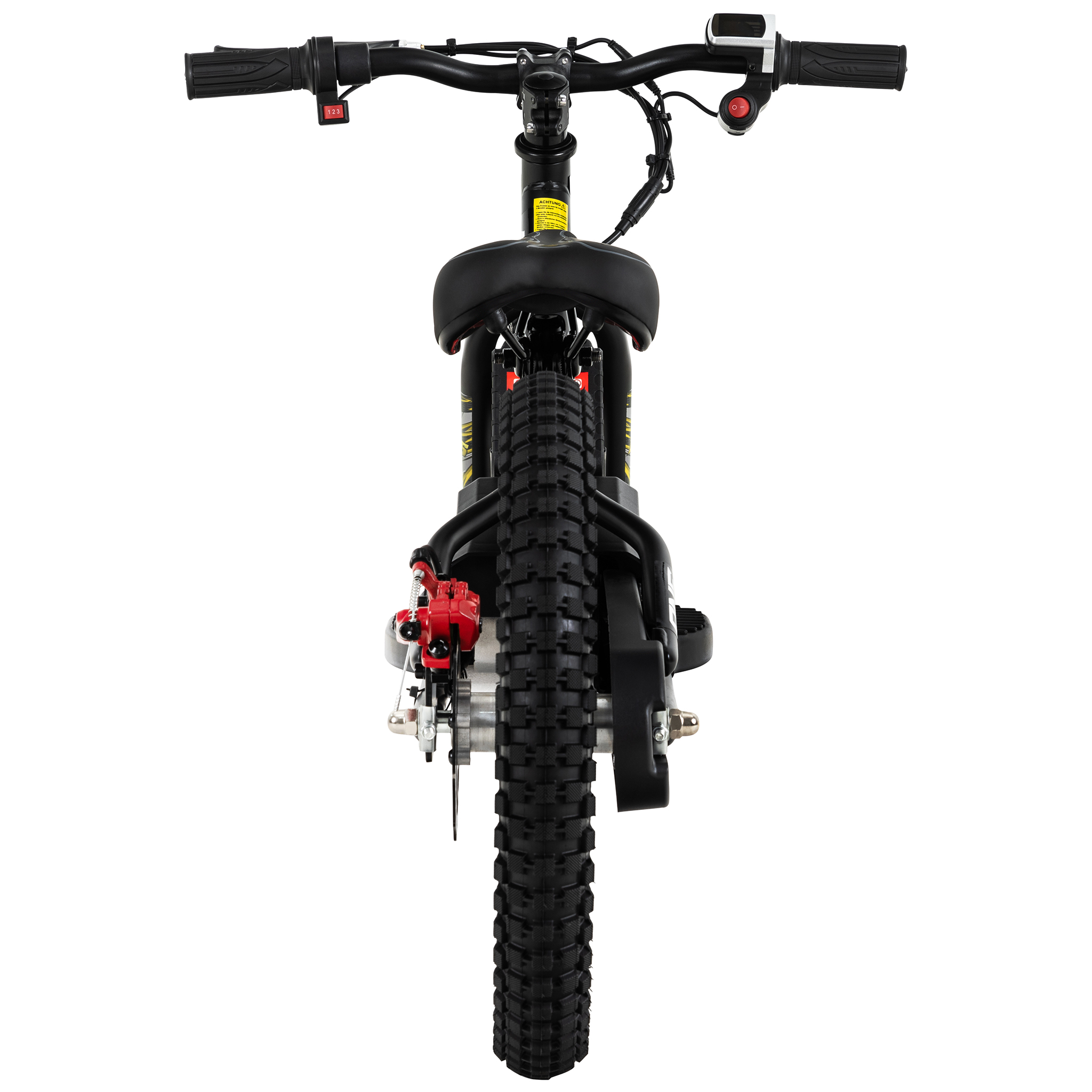 Elektro-Laufrad, 16 Zoll, Kinder-Balance-Bike m. 250 Watt, Scheibenbremsen, 3 Geschwindigkeitsstufen – Bild 8