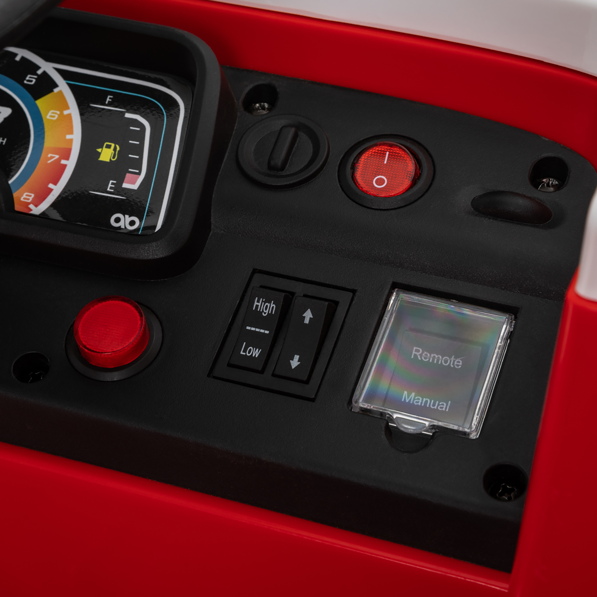 Kinder-Elektro-Feuerwehrauto LF112, Wasserspritze, Sirene, Sprechanlage, Einsatzlicht, 50W, MP3 – Bild 9