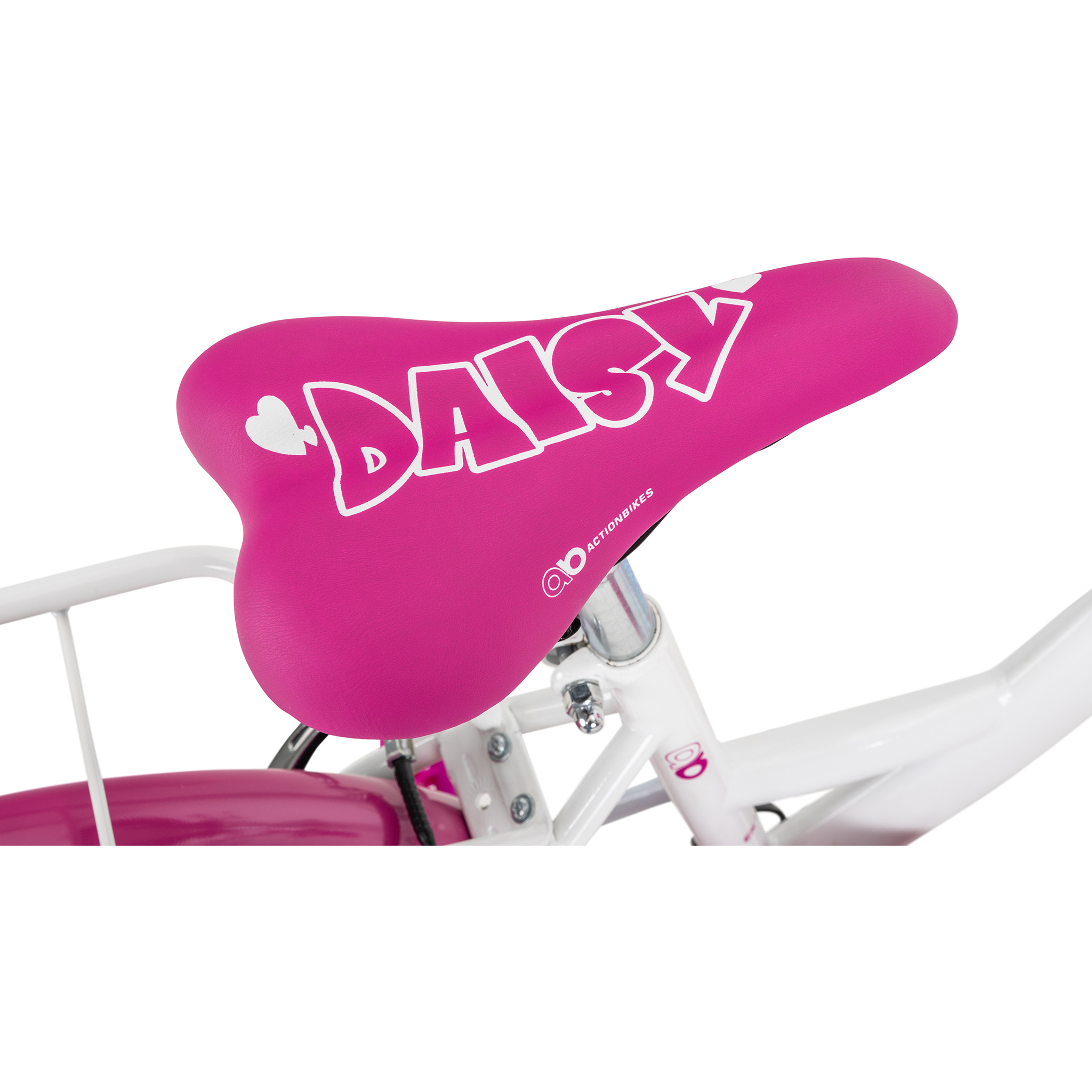 Kinderfahrrad Daisy 20 Zoll, pink, V-Brake-Bremsen, Antirutschgriffe, Kettenschutz, Korb – Bild 8