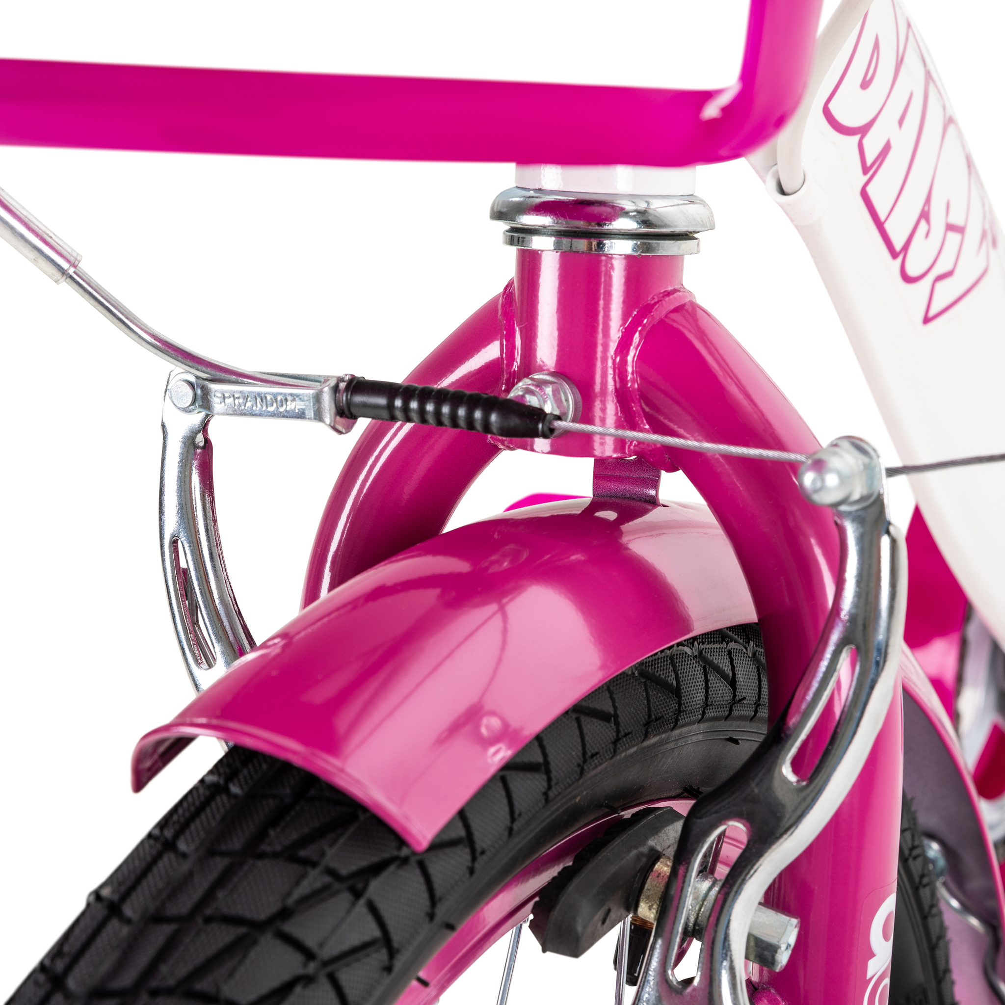 Kinderfahrrad Daisy 20 Zoll, pink, V-Brake-Bremsen, Antirutschgriffe, Kettenschutz, Korb – Bild 11