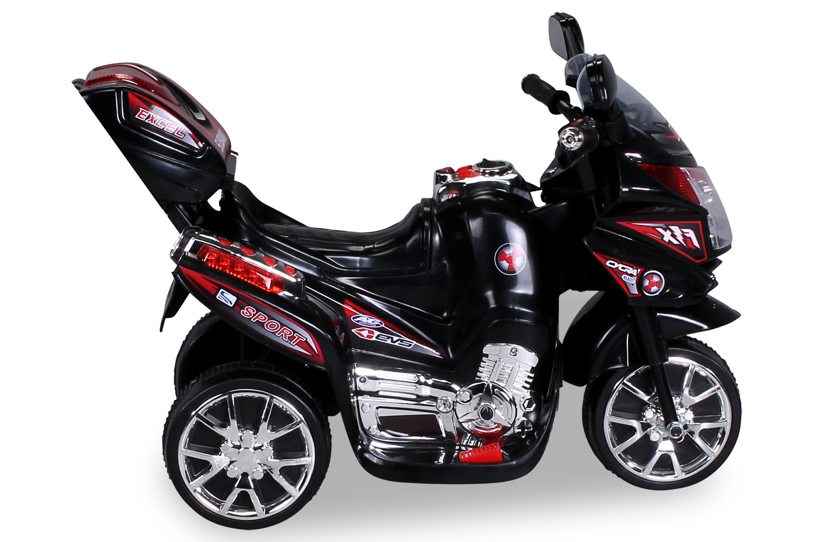 Kindermotorrad C051, Kinder-Elektro-Motorrad mit 12-Watt-Motor, LED-Scheinwerfer, 2-Gang-Getriebe – Bild 16