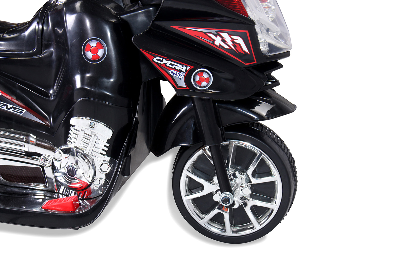 Kindermotorrad C051, Kinder-Elektro-Motorrad mit 12-Watt-Motor, LED-Scheinwerfer, 2-Gang-Getriebe – Bild 2